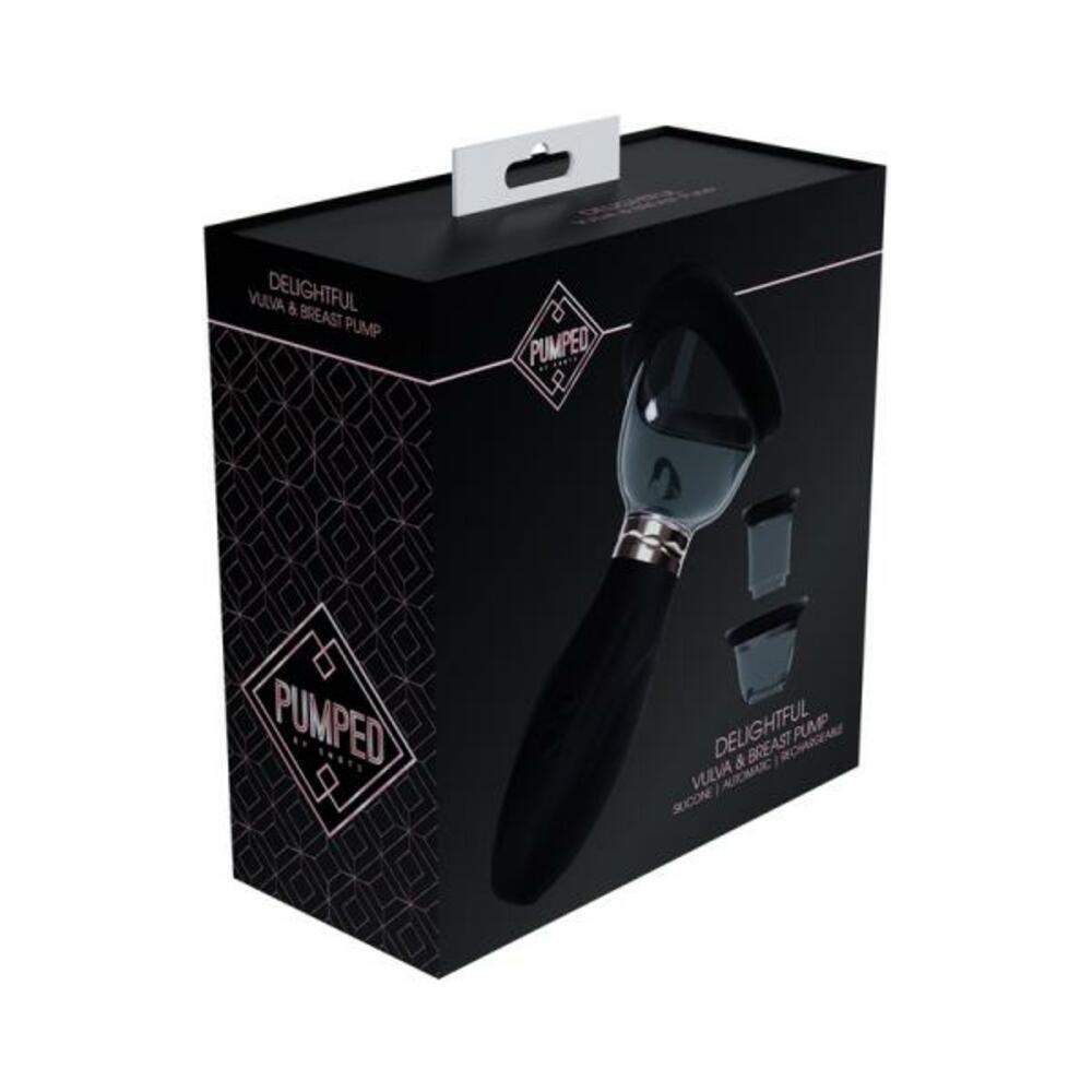 Pumped Delightful Automatic Rechargeable Vulva & Breast Pump Pink