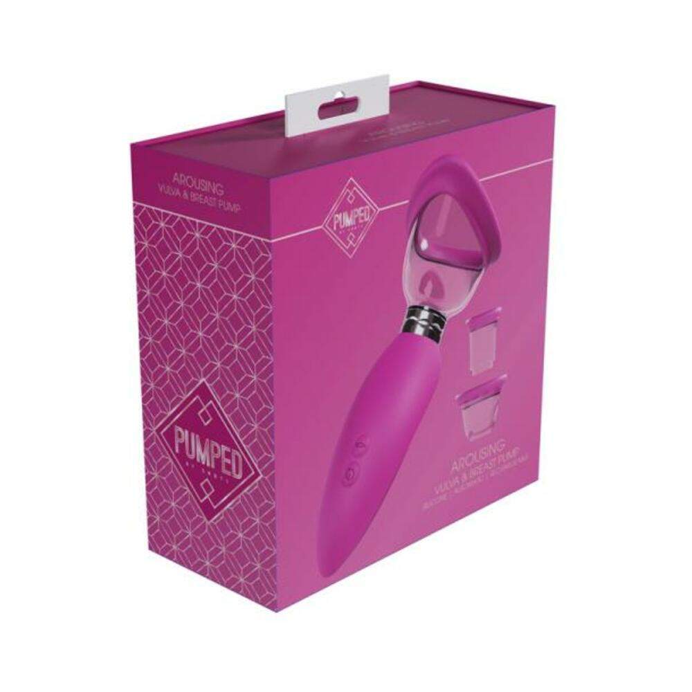 Pumped Delightful Automatic Rechargeable Vulva & Breast Pump Black