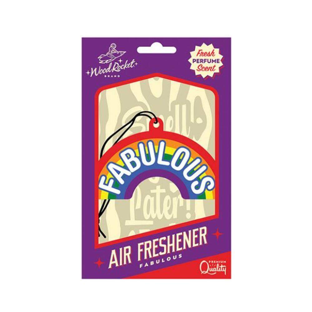 '=wood Rocket I Love Butts Air Freshener - Apple