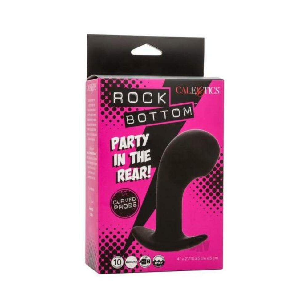 Rock Bottom Tapered Anal Probe - Black
