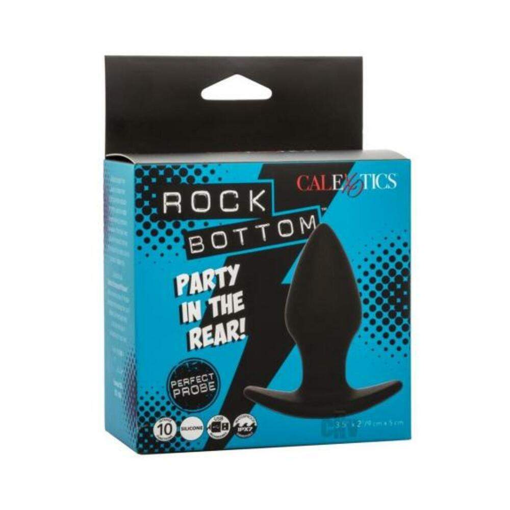Rock Bottom Curved Prostate Probe - Black