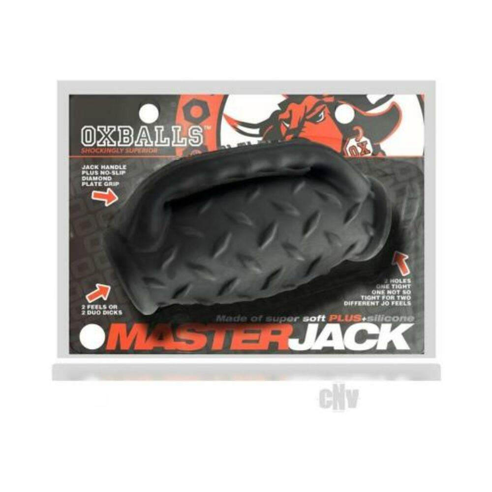 Oxballs Masterjack Double Penetration Stroker - Jo Clear Ice