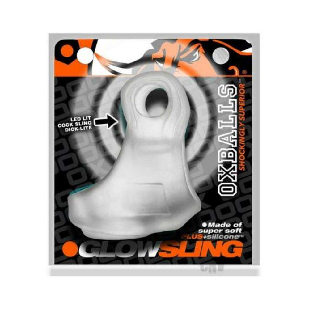 Oxballs Glowsling Cock Sling - Led Blue Ice