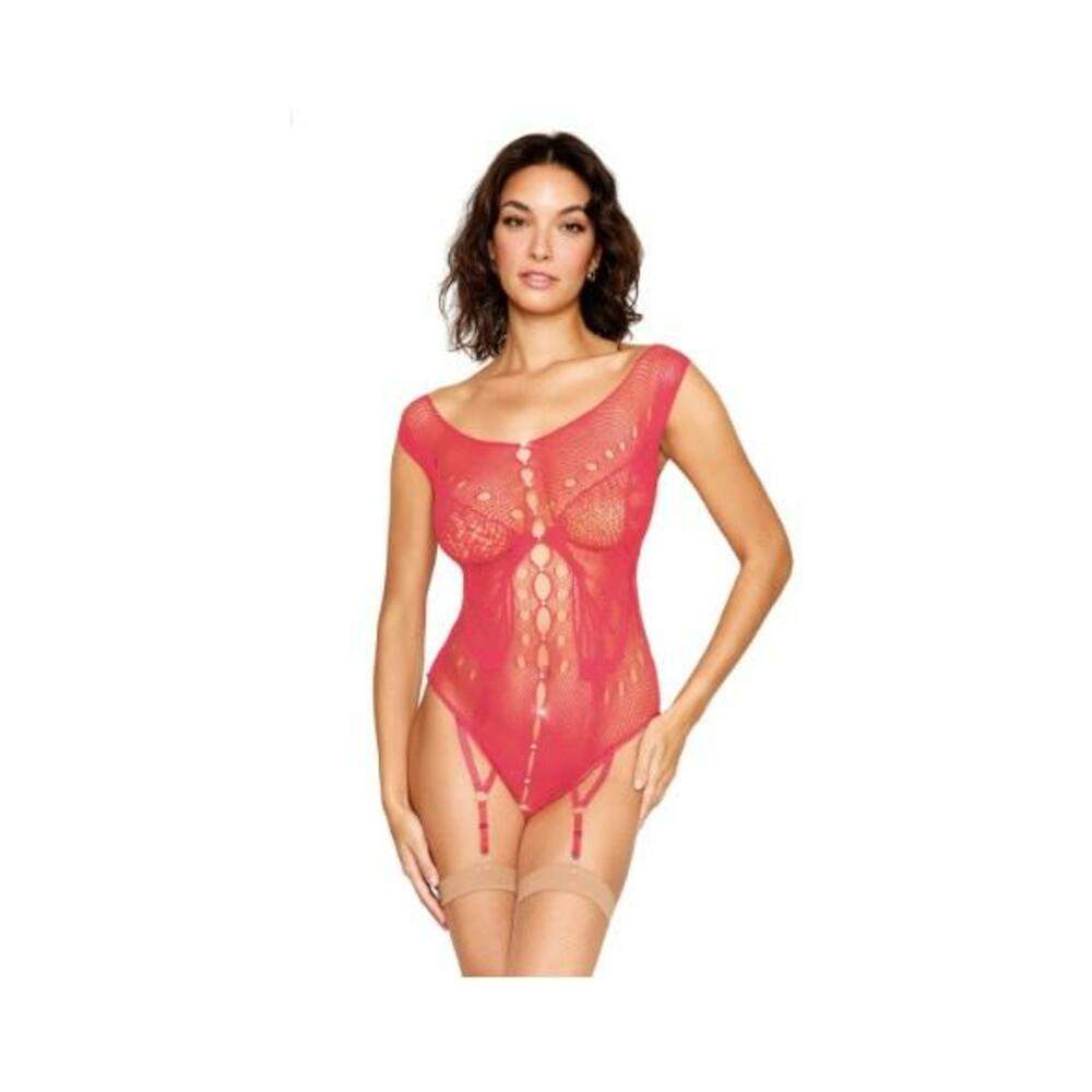 Seamless Butterfly Garter Teddy Watermelon Osq