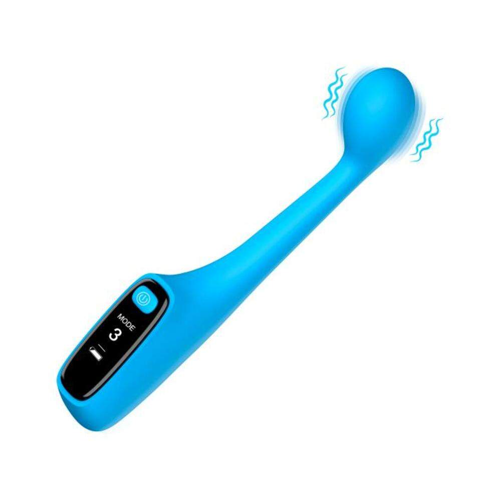 Silicone Rabbit Vibrator With Digital Display