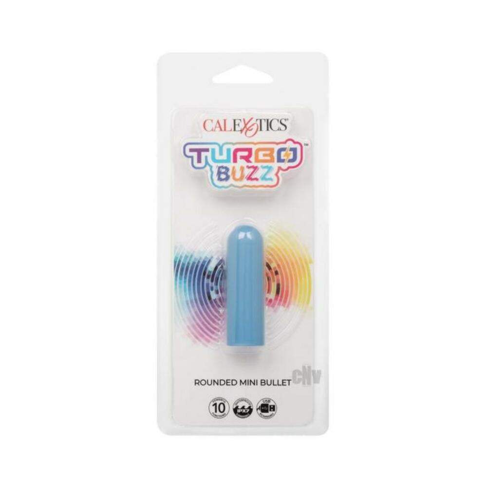 Turbo Buzz Rounded Mini Bullet Stimulator - Purple