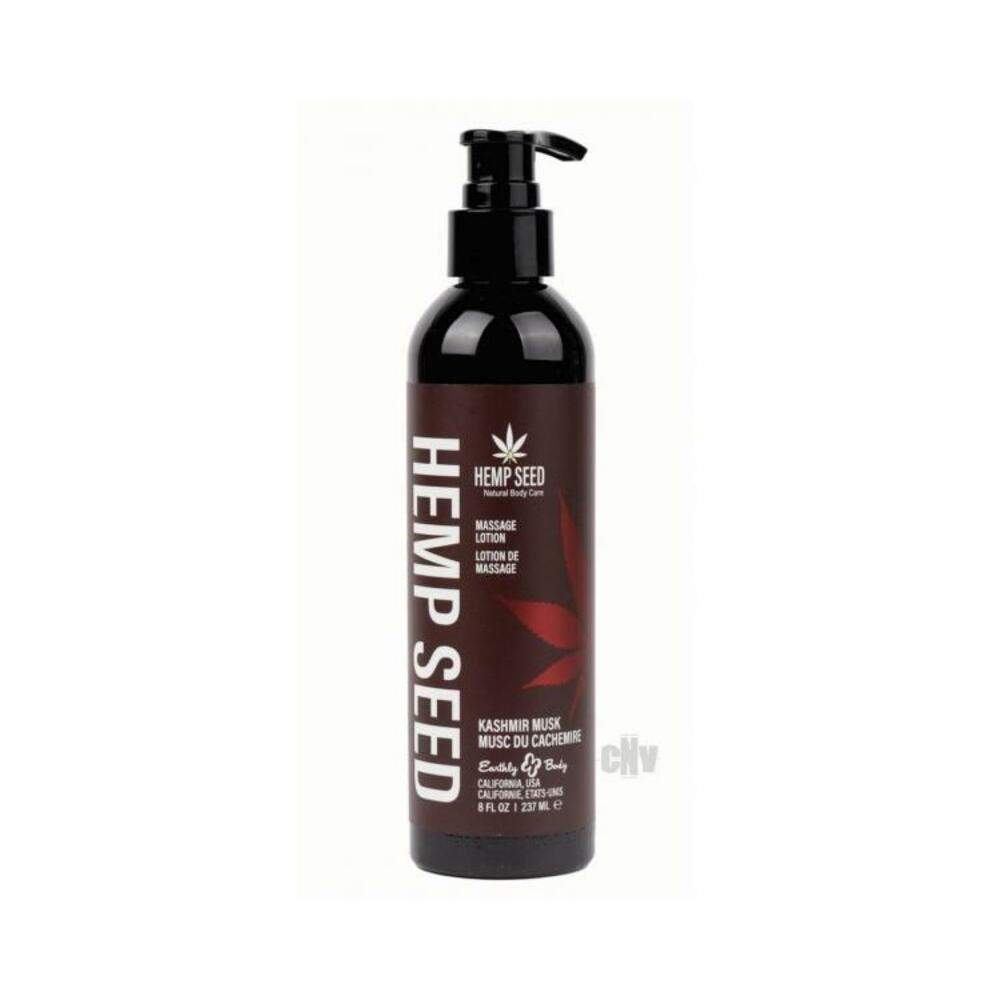 Earthly Body Hemp Seed Massage Lotion - 2 Oz Kashmir Musk