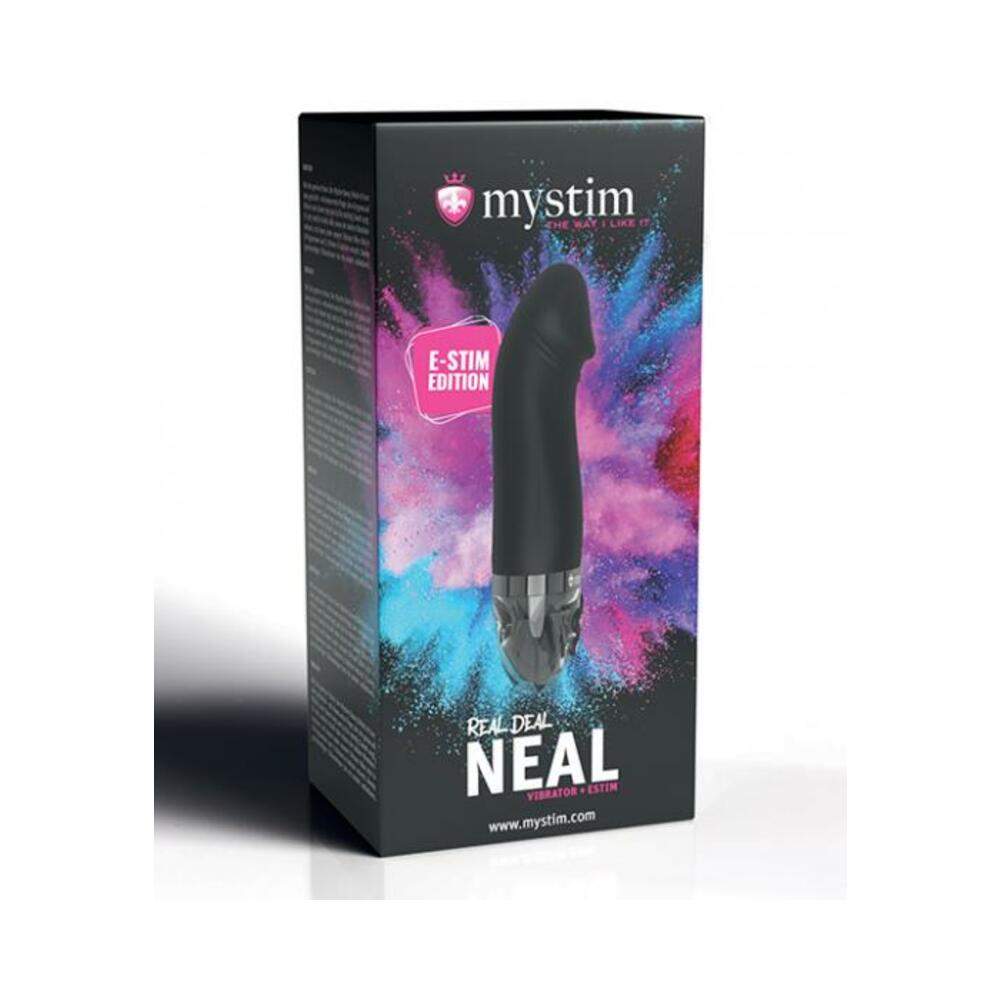 Mystim Hearts Desire Estim Layon Vibrator - Black