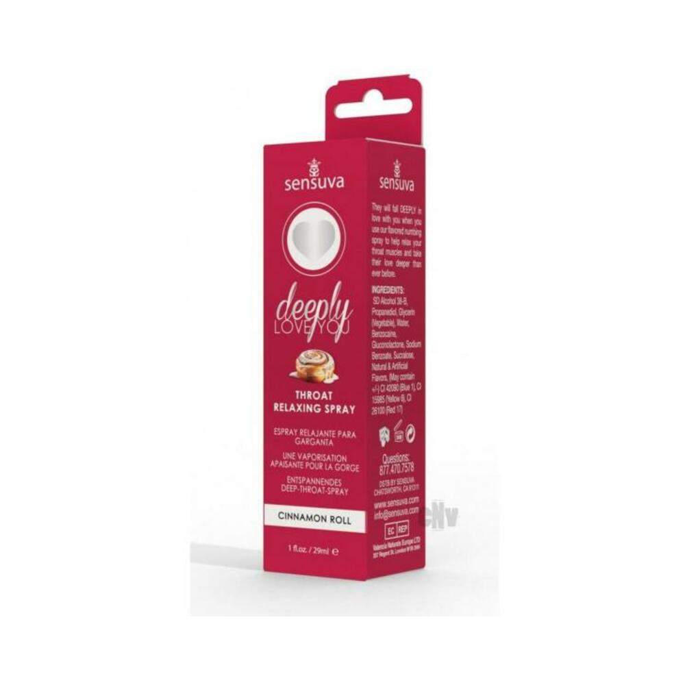 Sensuva Deeply Love You Throat Relaxing Spray Chocolate Mint 1 Oz.