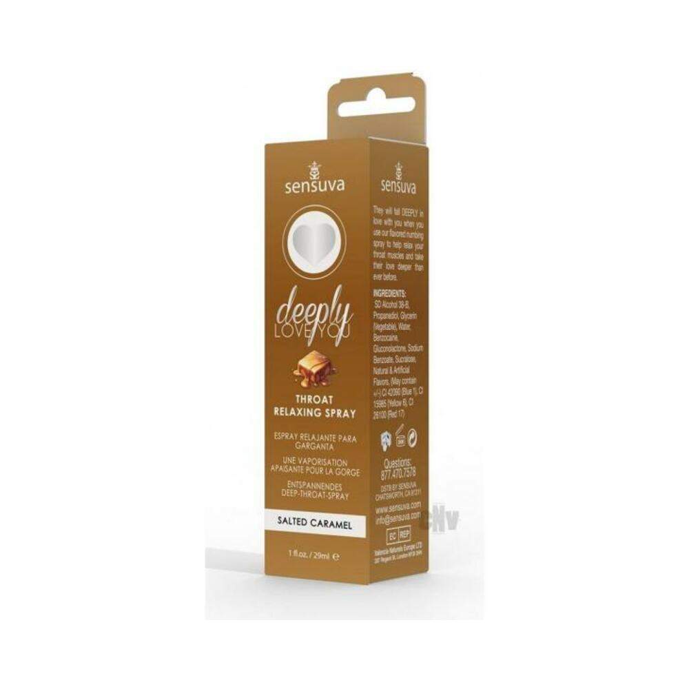Sensuva Deeply Love You Throat Relaxing Spray Cinnamon Roll 1 Oz.