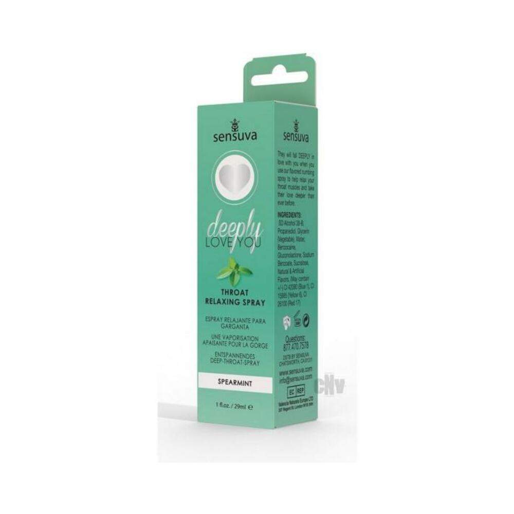 Sensuva Deeply Love You Throat Relaxing Spray Salted Caramel 1 Oz.