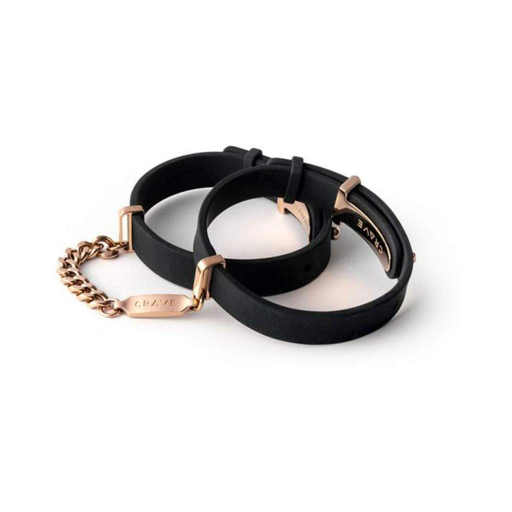 Crave Id Cuffs Black/silver