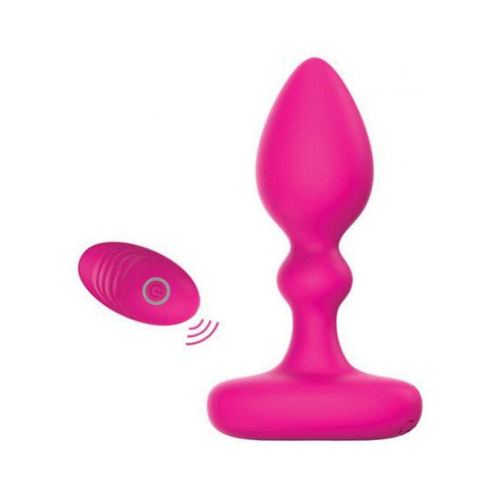Pink Elephant Lil Rumble Rechargeable Vibe W/remote - Black