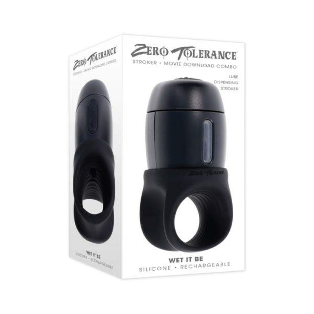 Playboy Pleasure Point Rechargeable Cockring Silicone Navy Blue
