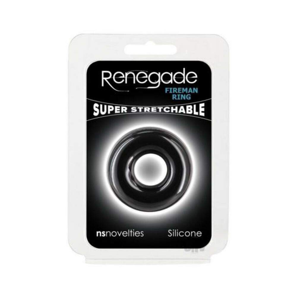 Renegade Fireman Rings 3-piece Cock Ring Kit Black