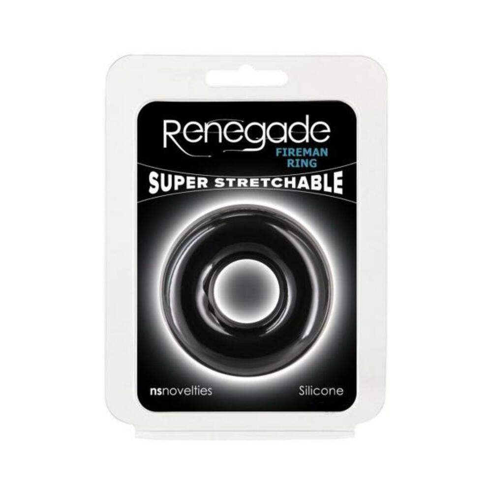 Renegade Fireman Ring Medium Black
