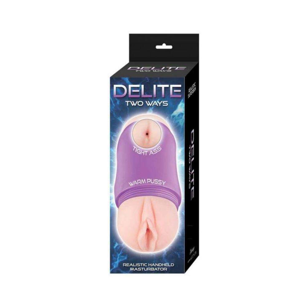 Delite Two Ways Mouth & Ass Beige