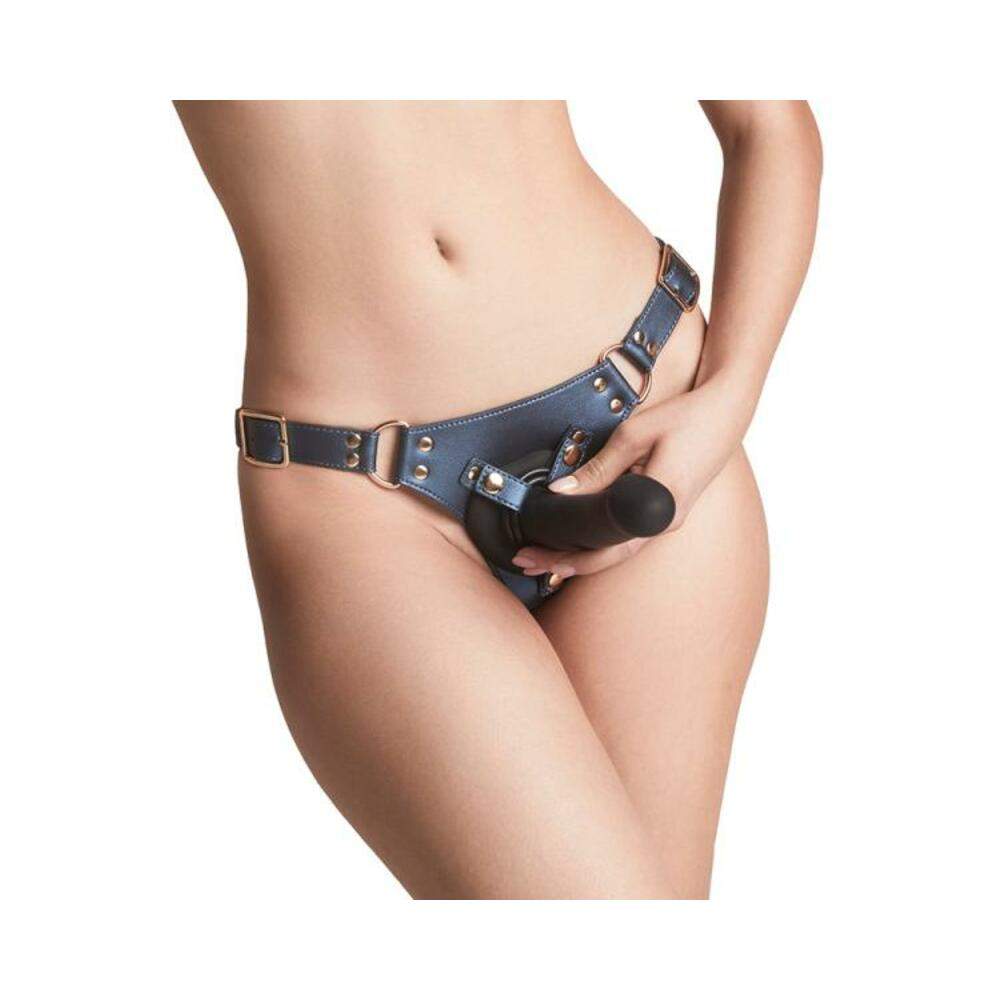 Strap-on-me Leatherette Harness Generous One Size Aubergine