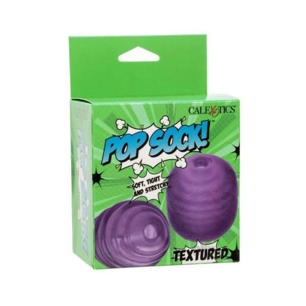 Pop Sock Textured Masturbator - Pink
