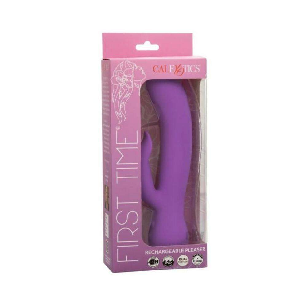 First Time Rechargeable Vibrator Massager - Purple