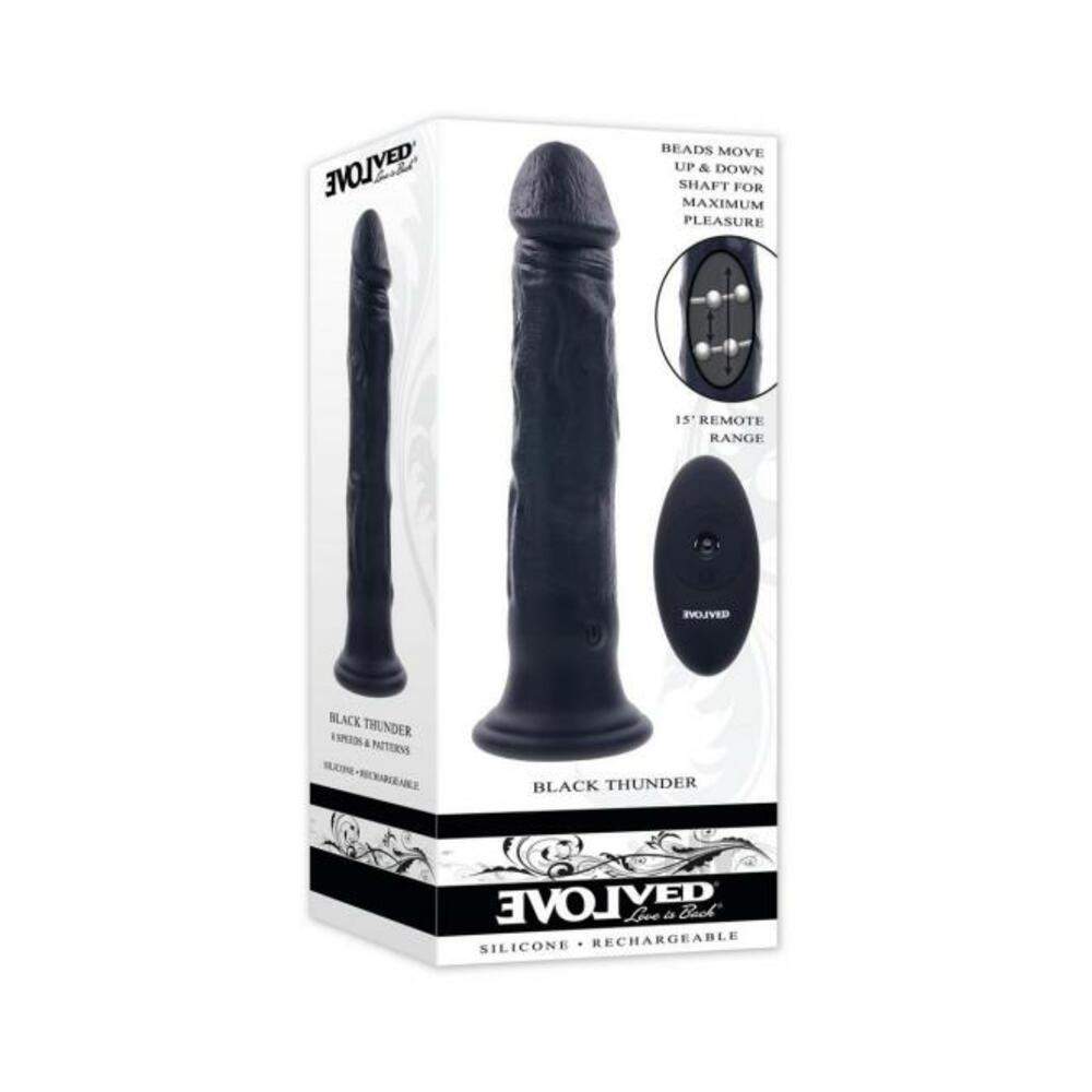 Booty Sparks Silicone Vibrating LED Anal Plug Small Black