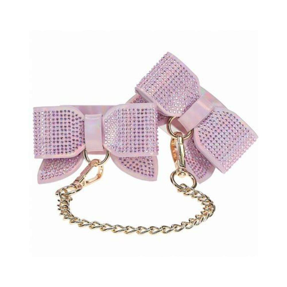 Ouch! Paris Collection Collar With Leash Pink