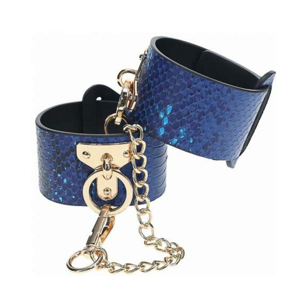 Ouch! Florence Collection Collar With Leash Blue