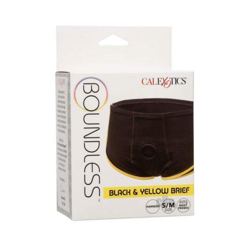 Boundless Boxer Brief - Black/yellow L/xl