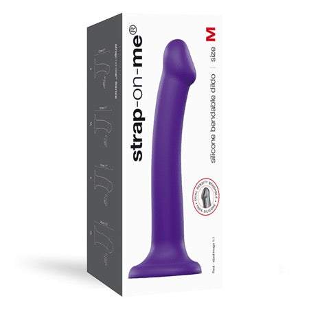 Strap On Me Silicone Bendable Strapless Strap On Large - Purple