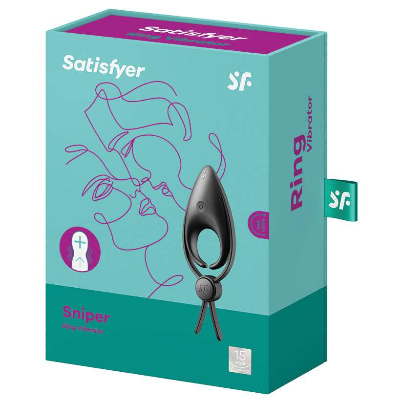 Satisfyer Bullseye Ring Vibrator - Blue