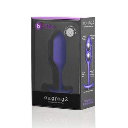 b-Vibe Weighted Snug Plug 1 - 55 g Fuchsia