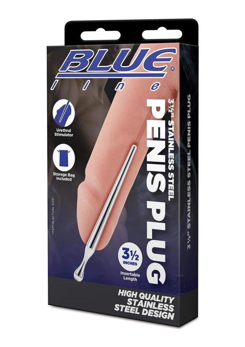 Blueline Steel Penis Plug W/ring