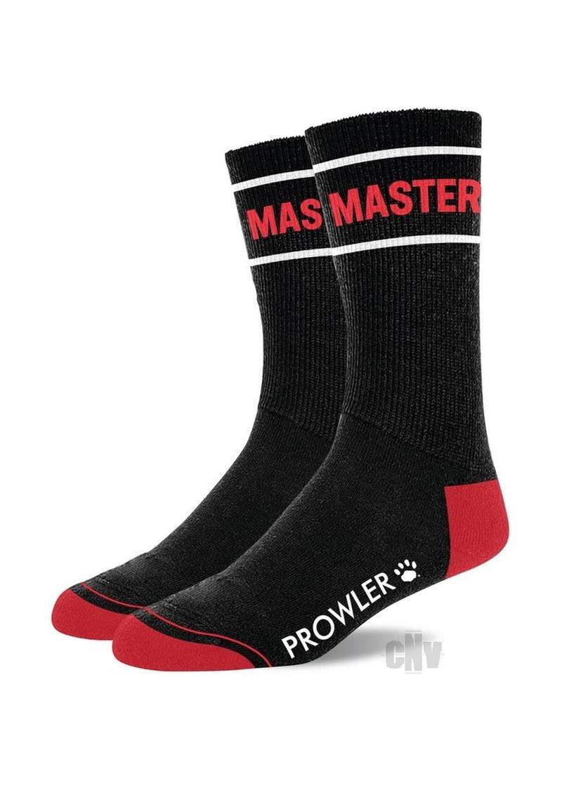 Prowler Red Pup Socks White