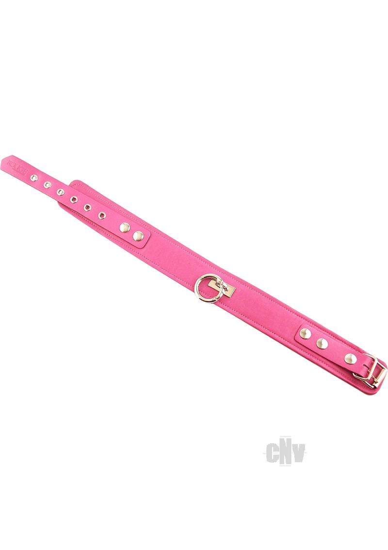 Rouge Padded Wrist Cuffs Blk/pnk