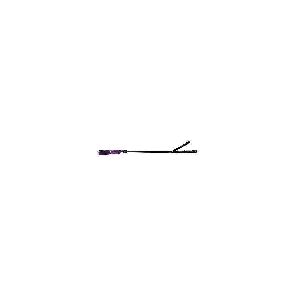 Short Riding Crop Slim Tip (20) - BLACK