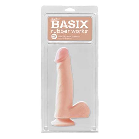 Basix 8 Suction Cup Dong Flesh