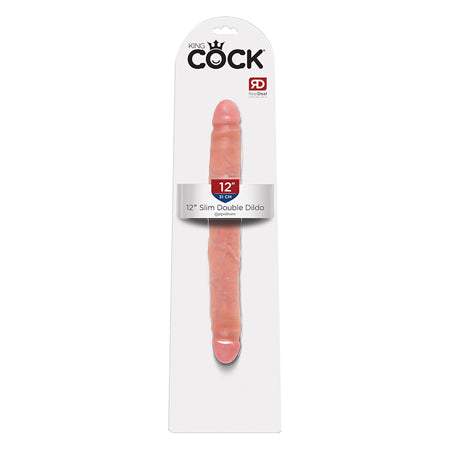 King Cock - 12in Cock W/ Balls Brown