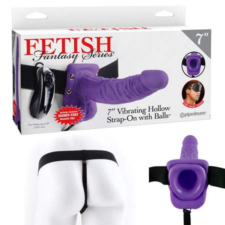 Ff Hollow Strap On W/balls 9 Flesh