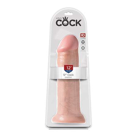 King Cock 6 Vibrating Cock - Tan