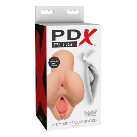 PDX Perfect Pussy Double Stroker - Ivory