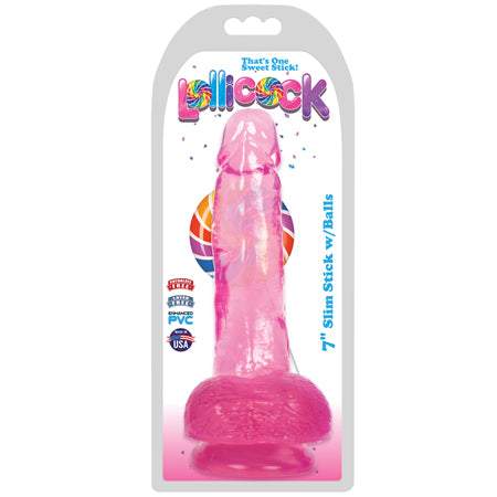 Curve Novelties Lollicock 7 Slim Stick - Berry Ice