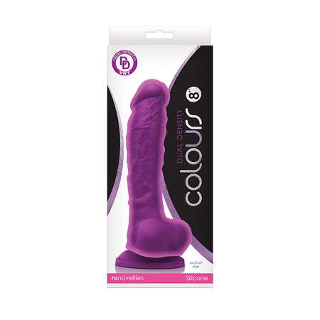 Colours Dual Density 8 Dildo - Pink