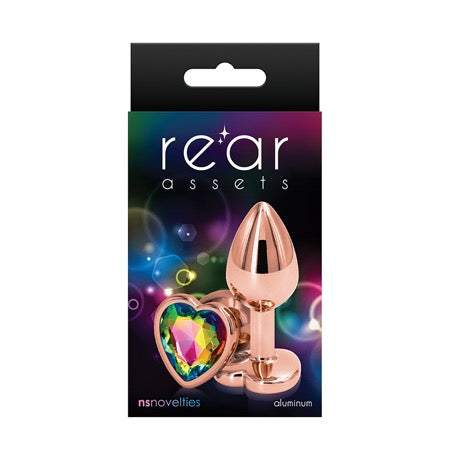 Rear Assets Rose Gold Heart Small - Pink