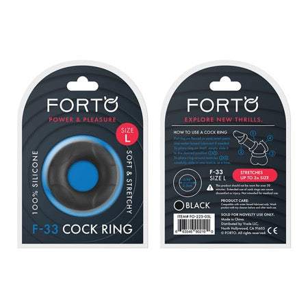 FORTO F-33 C-Ring 17mm Black Small