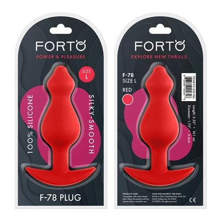 FORTO F-78 Pointee Plug Black Small