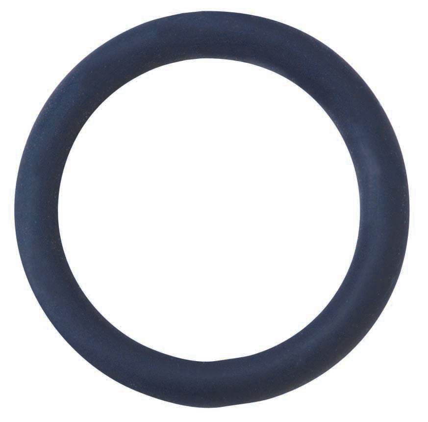 Spartacus Rubber Cock Ring Set - Black Pack of 3