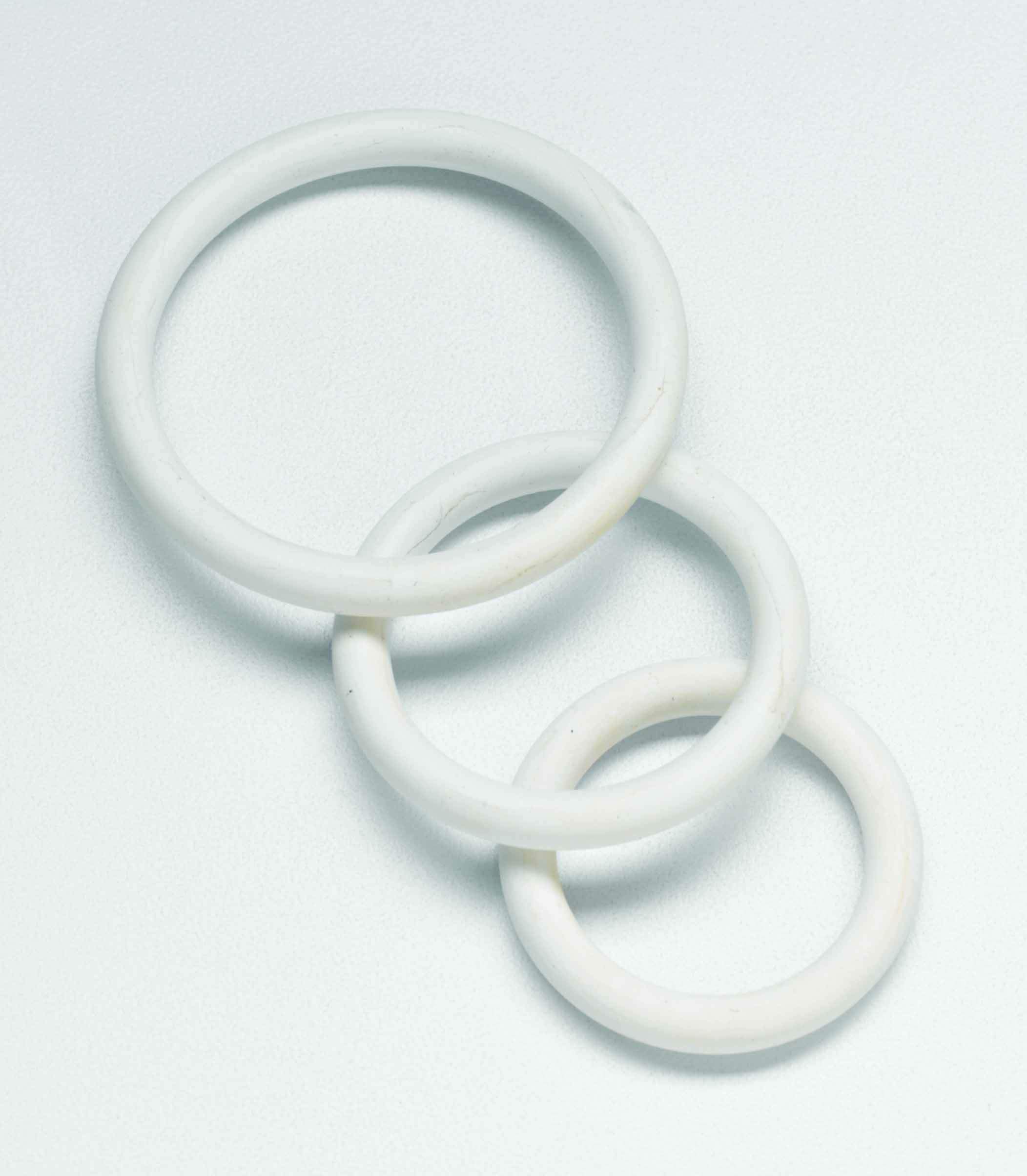 Spartacus Nitrile Cock  Ring Set - Red Pack of 3