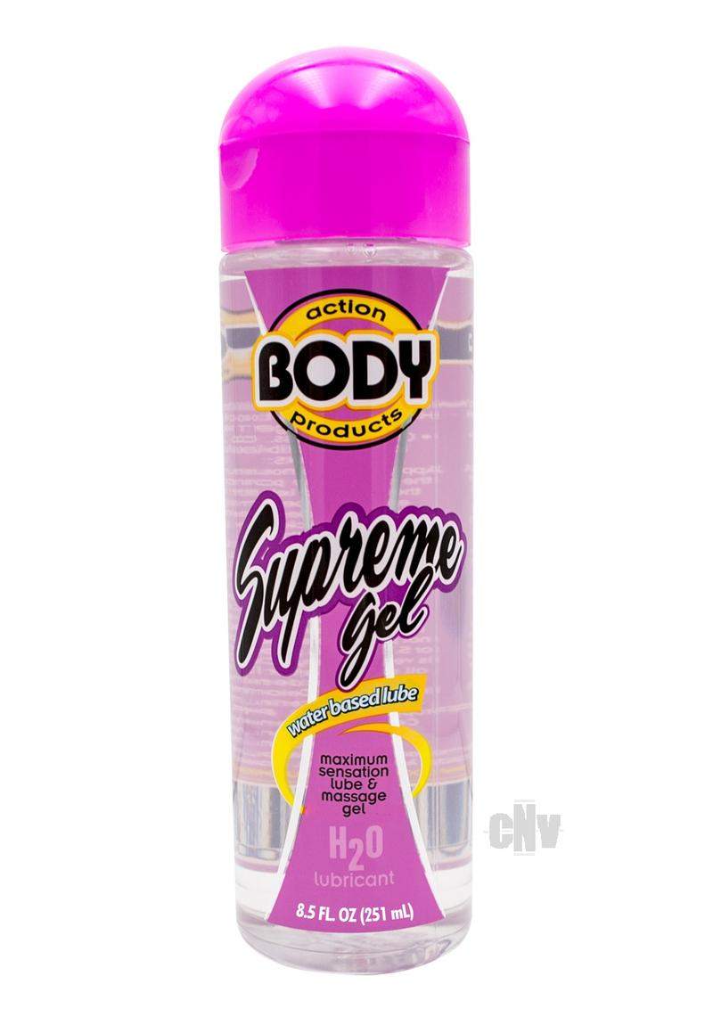 Body Action Supreme Water Based Gel - 4.8 oz Bottle