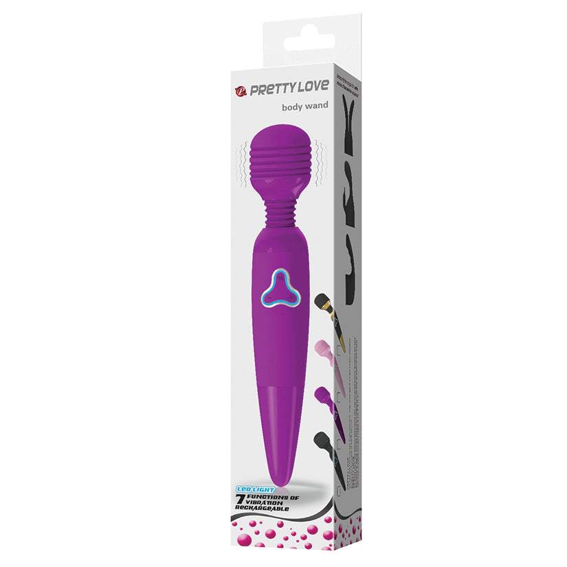Pretty Love Power Wand with Attachments-Black