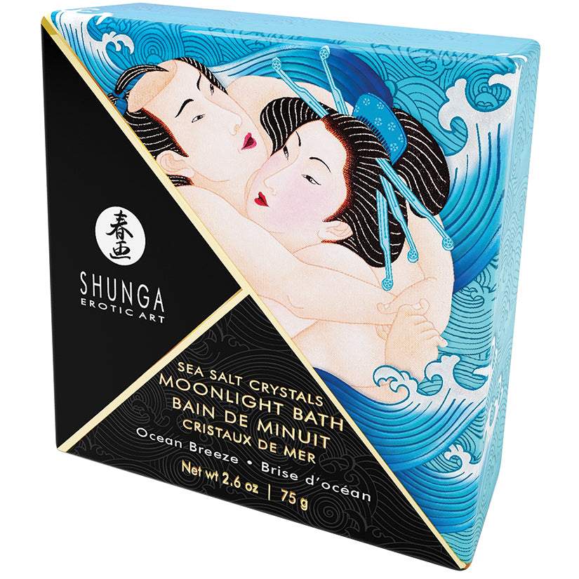 Shunga Moonlight Bath Sea Salt Crystals-Aphrodisia 2.6oz